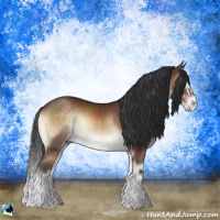 Horse Color:Brown Onyx Mushroom Sabino Splash Rabicano 