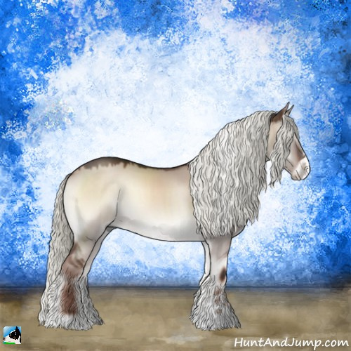 Horse Color:Liver Red Dun Onyx Mushroom Sabino Rabicano