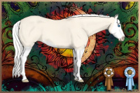 Horse Color:Silver Perlino Dun Splash