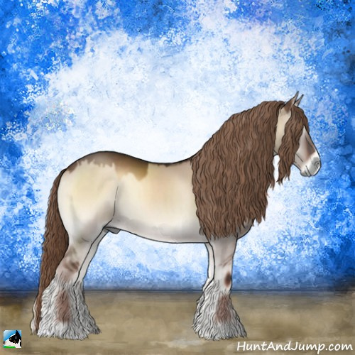 Horse Color:Liver Red Dun Onyx Rabicano 