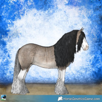 Horse Color:Brown Dun Mushroom Sabino Splash Rabicano Brindle