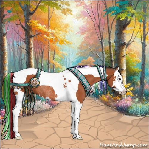 Horse Color:Painted Bay Splash Tobiano Rabicano 