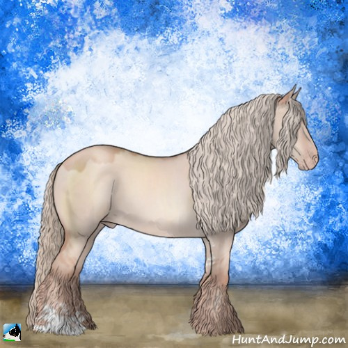 Horse Color:Gold Champagne Dun Mushroom Sabino 