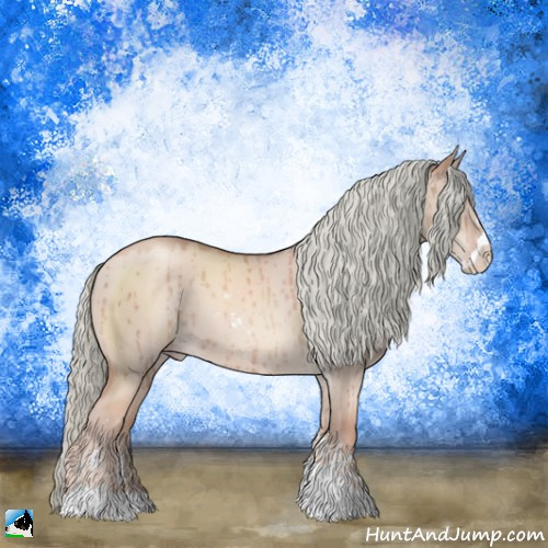 Horse Color:Gold Champagne Dun Mushroom Sabino Brindle 
