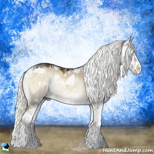 Horse Color:Liver Red Dun Onyx Mushroom Sabino 