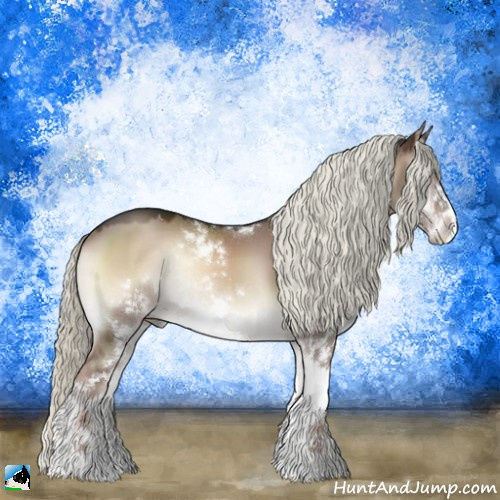 Horse Color:Liver Red Dun Onyx Mushroom Sabino 