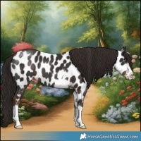 Horse Color:Liver Chestnut Near Leopard
