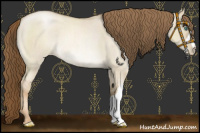 Horse Color:Smoky Grullo Roan Pearl 
