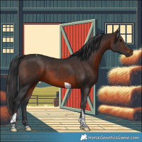 Horse Color:Brown Tobiano 