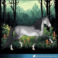 Horse Color:Brown Chinchilla