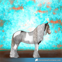 Horse Color:Liver Chestnut Tobiano 