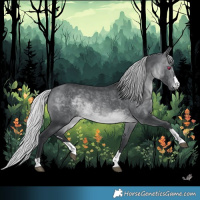 Horse Color:Silver Brown Chinchilla 