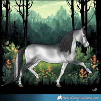 Horse Color:Brown Chinchilla Onyx 