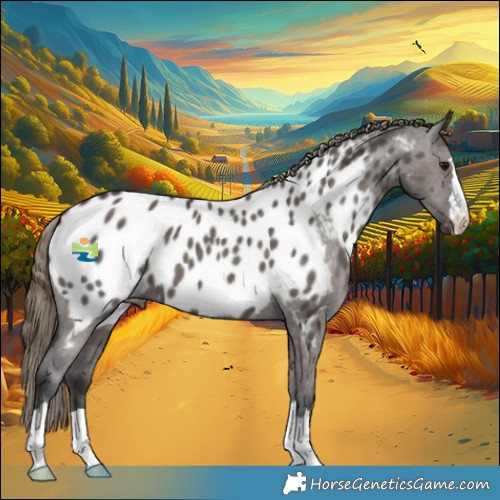 Horse Color:Smoky Grullo Appaloosa 