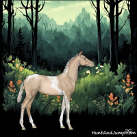 Horse Color:Silver Smoky Black Pearl Tobiano Rabicano 