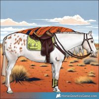 Horse Color:Chestnut Appaloosa 