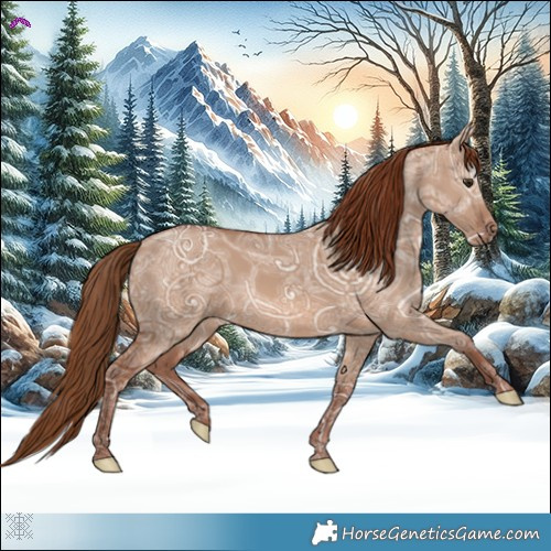 Horse Color:Red Dun Ice 