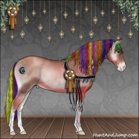 Horse Color:Painted Brown Pearl Onyx 