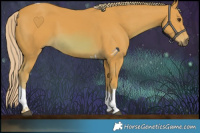 Horse Color:Watercolor Chestnut Tobiano 