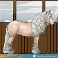 Horse Color:Silver Bay Pearl Mushroom 