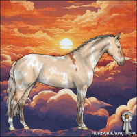 Horse Color:White Spotted Silver Bay Dun 
