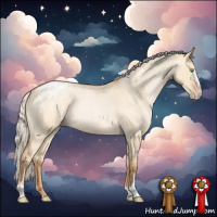 Horse Color:Silver Bay Roan Pearl Dun Sabino Appaloosa Rabicano