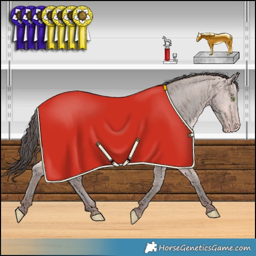 Horse Color:Platinum Amber Champagne 