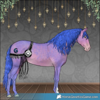 Horse Color:Watercolor Sable Cream Champagne 