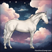 Horse Color:Silver Perlino Tobiano Rabicano 