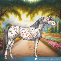 Horse Color:Bay Appaloosa 