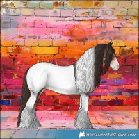 Horse Color:Liver Chestnut Tobiano Frame Near Fewspot 
