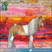 Horse Color:Chocolate Palomino Dun Tobiano