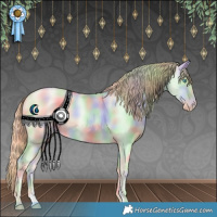Horse Color:Nacre Classic Cream Champagne Pearl 