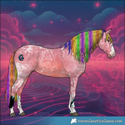 Horse Color:Painted Watercolor Chestnut Ice 