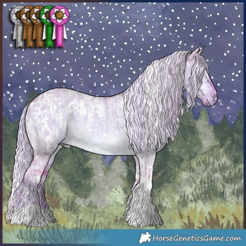 Horse Color:Watercolor White Spotted Chocolate Palomino Dun Tobiano Rabicano  and Watercolor White Spotted Chocolate Palomino Dun Tobiano Blanket Rabicano 