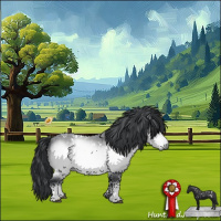 Horse Color:White Spotted Bay Chinchilla 
