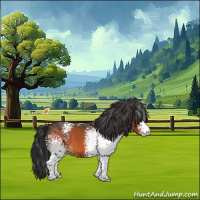 Horse Color:White Spotted Bay 