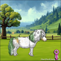 Horse Color:Watercolor White Spotted Bay 