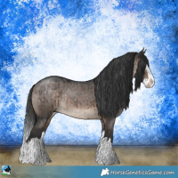 Horse Color:Brown Dun Mushroom Sabino Splash Rabicano Brindle 