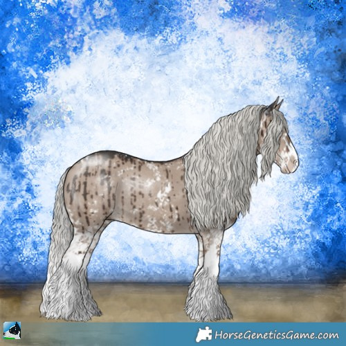 Horse Color:Liver Red Dun Mushroom Sabino Splash Rabicano Brindle 