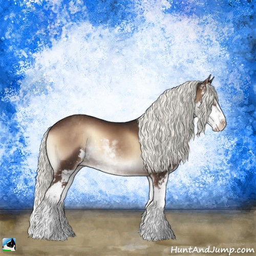 Horse Color:Liver Red Onyx Mushroom Sabino Rabicano