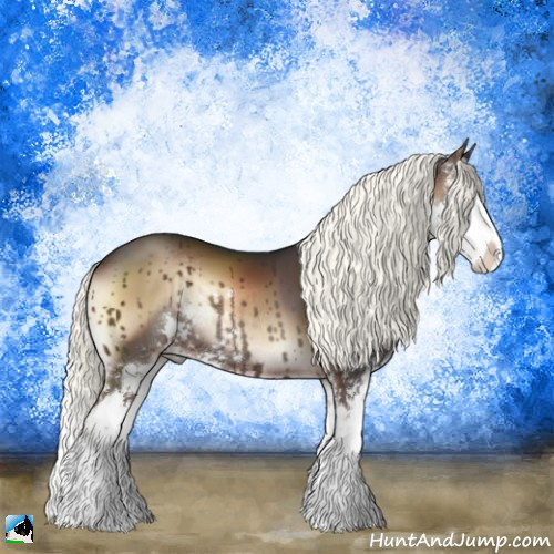 Horse Color:Liver Red Onyx Mushroom Sabino Splash Rabicano 