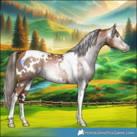 Horse Color:Gray White Spotted Liver Chestnut Pearl Tobiano Rabicano