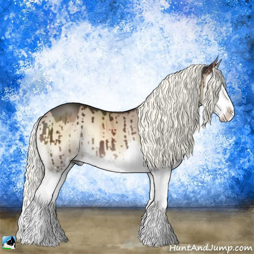 Horse Color:Liver Red Dun Onyx Mushroom Sabino Splash Brindle 