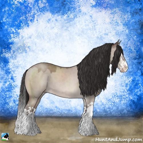 Horse Color:Sable Champagne Dun Mushroom Sabino Splash 