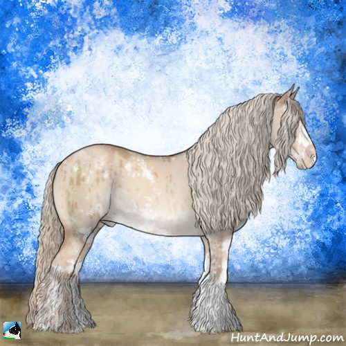 Horse Color:Gold Champagne Dun Mushroom Sabino Brindle 