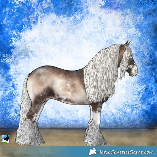 Horse Color:Liver Red Onyx Mushroom Sabino Splash