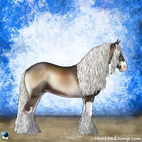 Horse Color:Liver Red Onyx Mushroom Sabino Splash