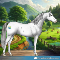 Horse Color:Black Splash Appaloosa