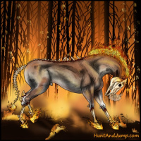 Horse Color:Void Gold Champagne Roan Onyx